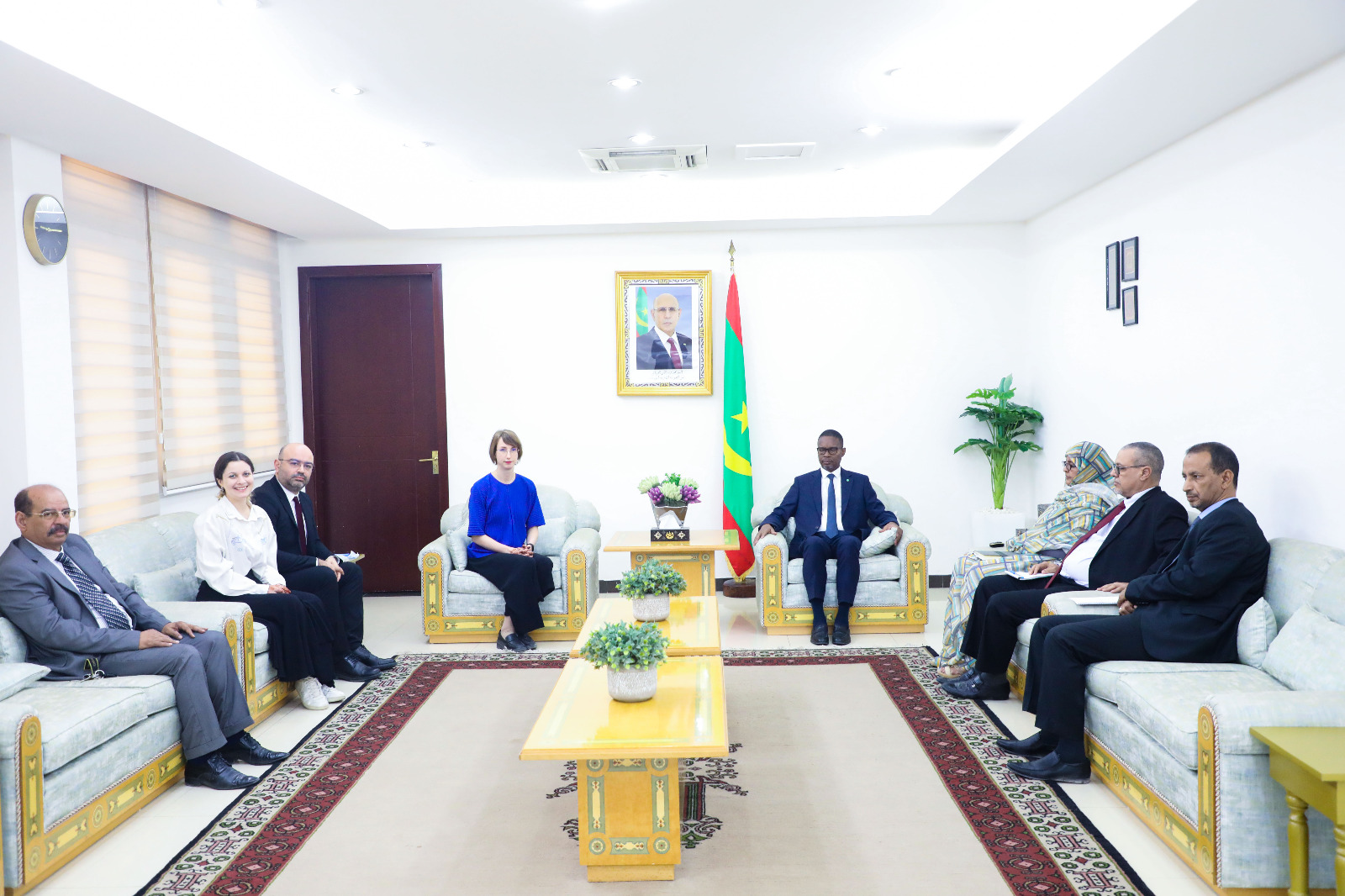 Le Premier Ministre Mauritanien Mohamed Bilal Messaoud Rencontre la Mission de Validation de l’ITIE